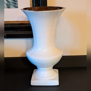 Elegant White Ceramic Vase